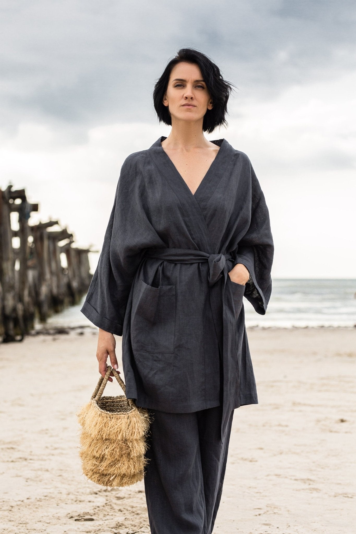Olympia Linen Kimono Olympia Linen Kimono